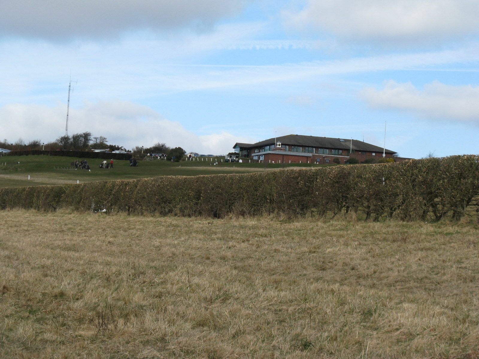 Spieler auf der Driving Range, eine Erinnerung an die letzten Saisons eines kleinen Provinzgolfclubs